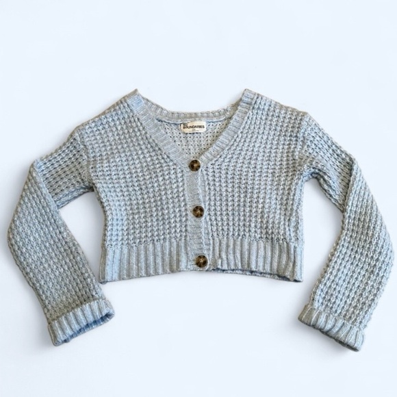 No Boundaries Sweaters - No Boundaries Sky Blue Button-Up Cardigan